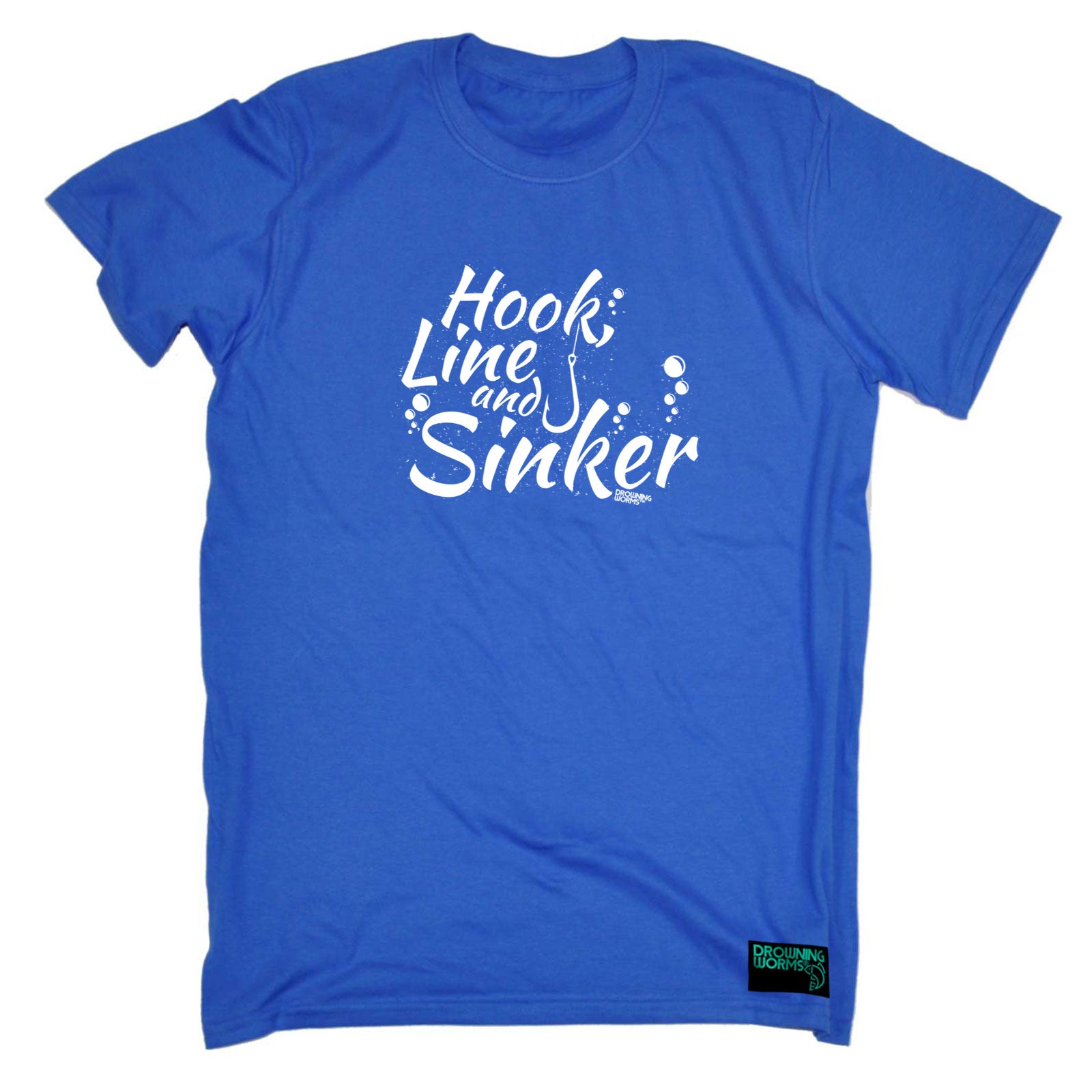Dw Hook Line And Sinker - Mens Funny T-Shirt Tshirts