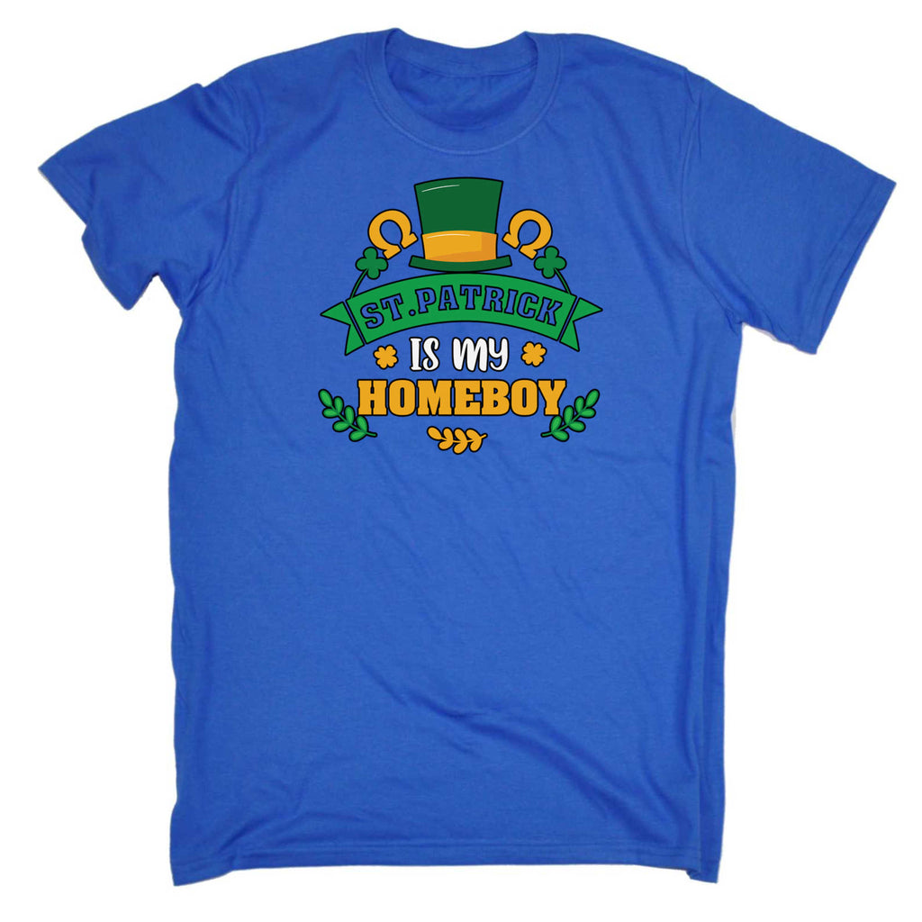 St Patrick Is My Homeboy Irish St Patricks Day Ireland - Mens 123t Funny T-Shirt Tshirts