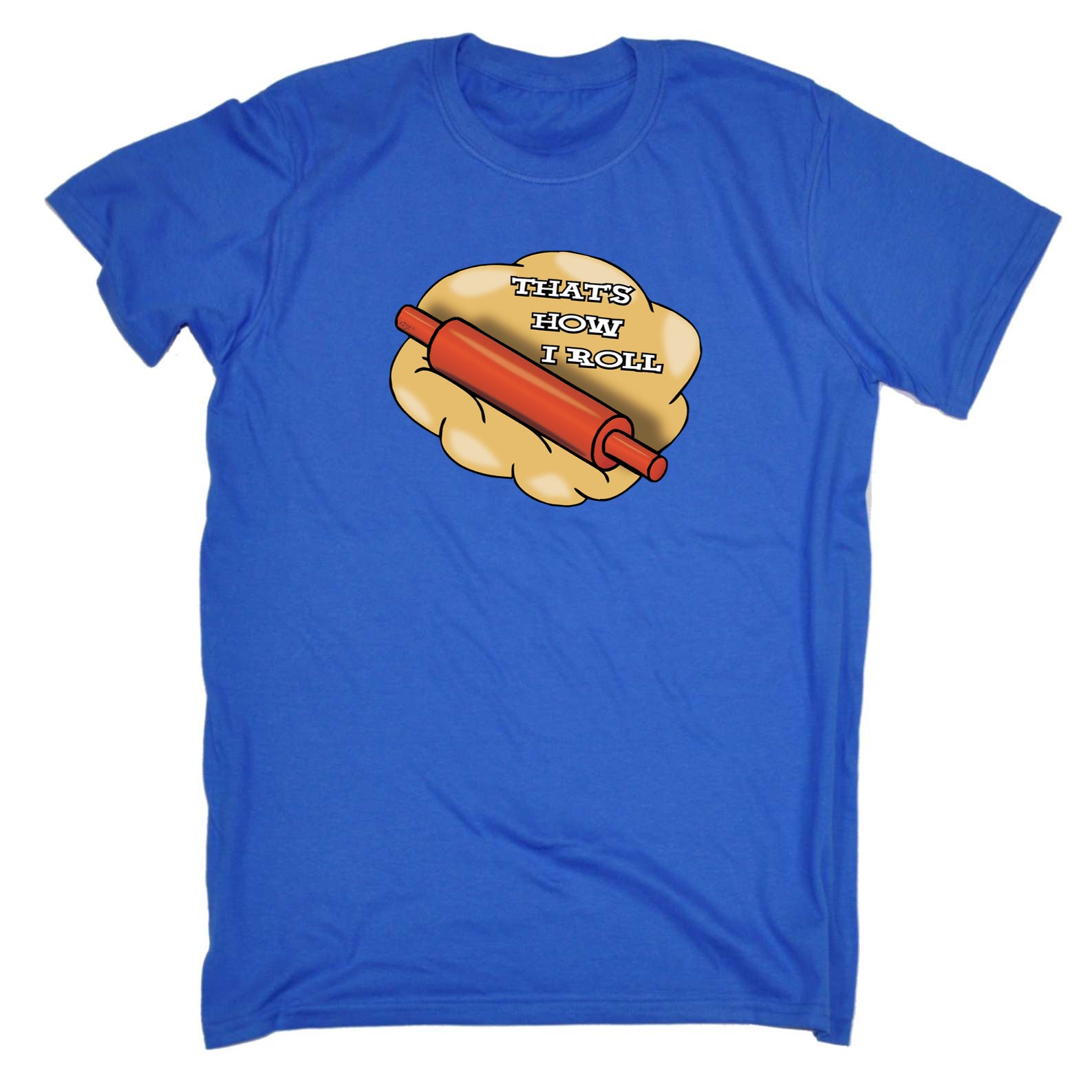 Thats How Roll Rolling Pin - Mens Funny T-Shirt Tshirts