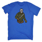 Calligram Halloween Scarey Trick Or Treat - Mens Funny T-Shirt Tshirts