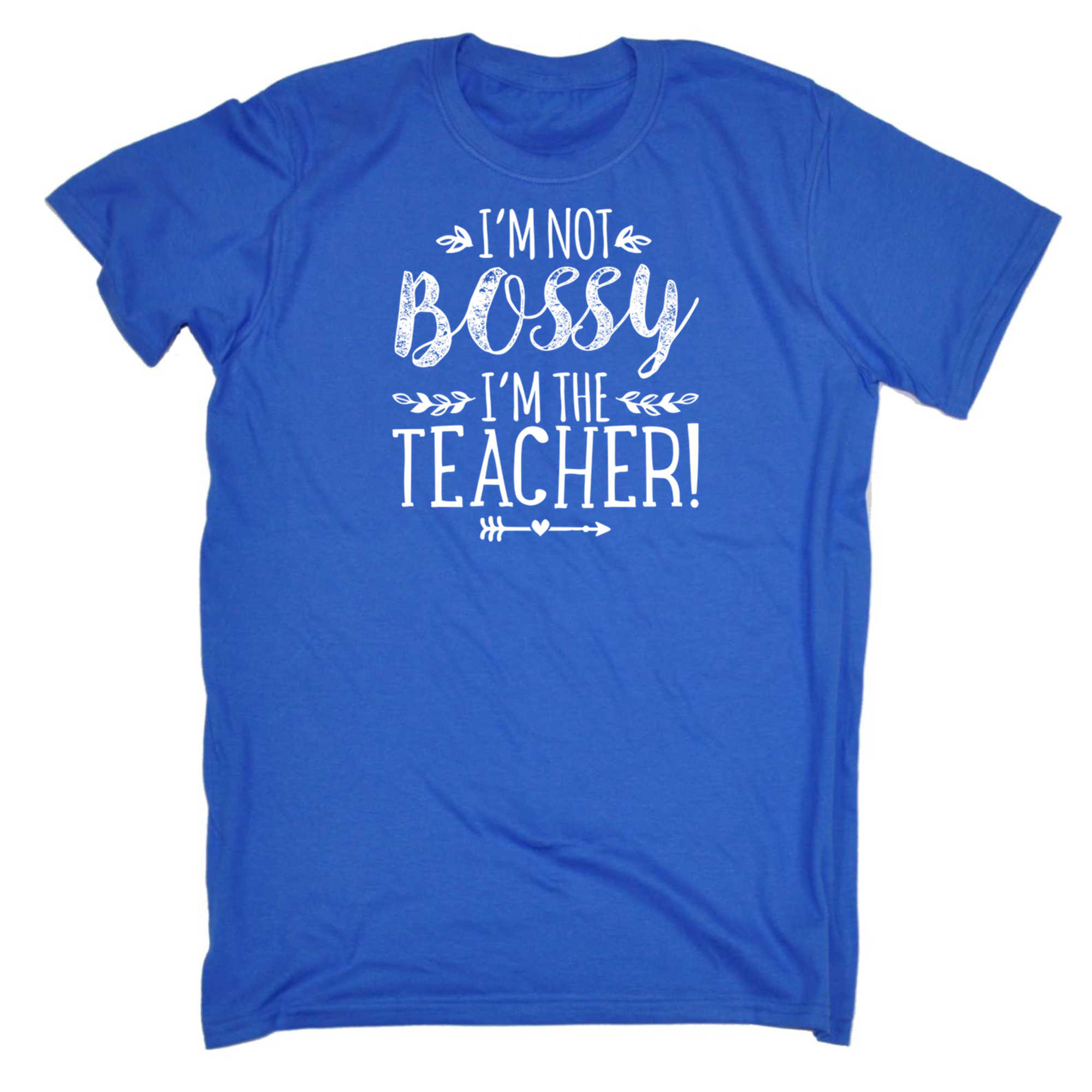Im Not Bossy I Am The Teacher - Mens 123t Funny T-Shirt Tshirts