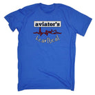 Aviators Heartbeat Aviation - Mens 123t Funny T-Shirt Tshirts