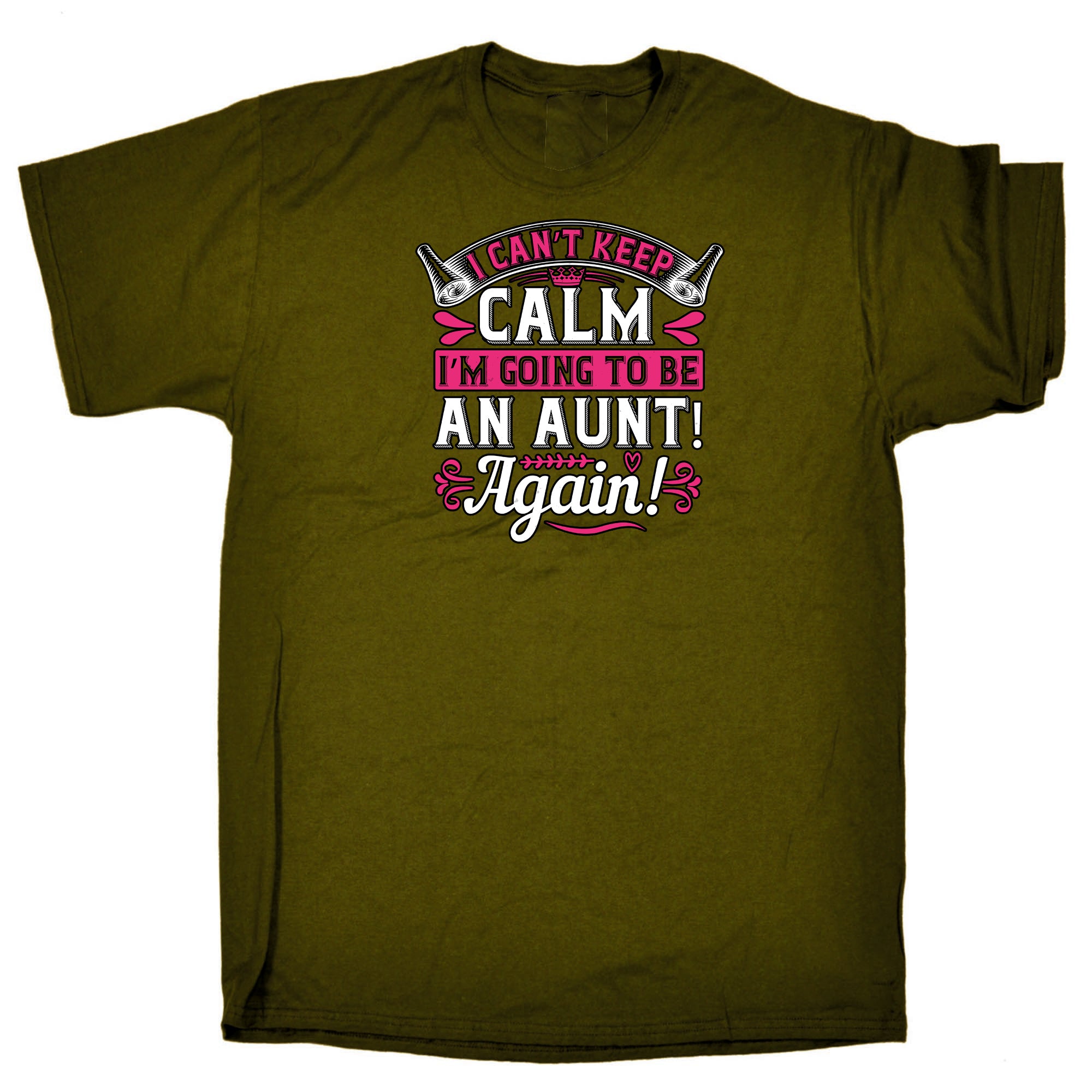 Auntie Cant Keep Calm Going To Be An Aunt - Mens 123t Funny T-Shirt Tshirts
