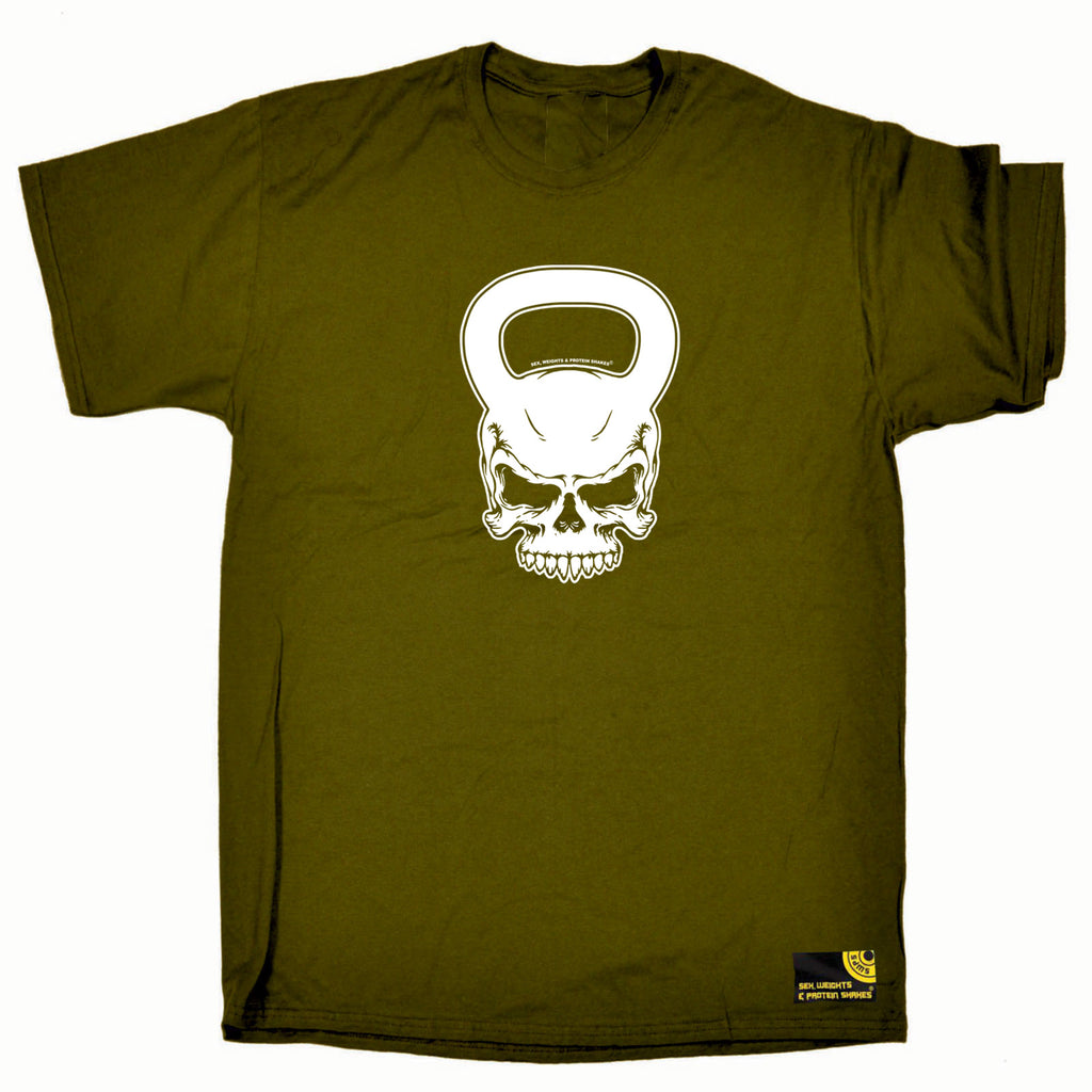 Swps Kettlebell Skull - Mens Funny T-Shirt Tshirts
