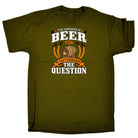 Answer Is Beer Cant Remember The Question Alcohol - Mens Funny T-Shirt Tshirts