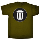 Rubbish Bin Icon - Mens Funny T-Shirt Tshirts