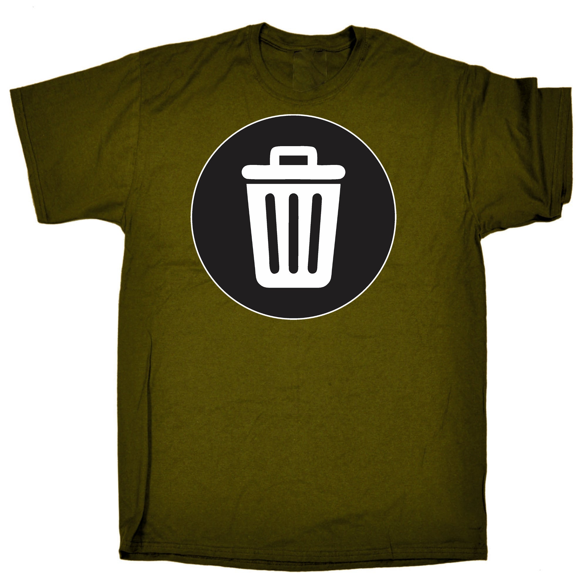 Rubbish Bin Icon - Mens Funny T-Shirt Tshirts