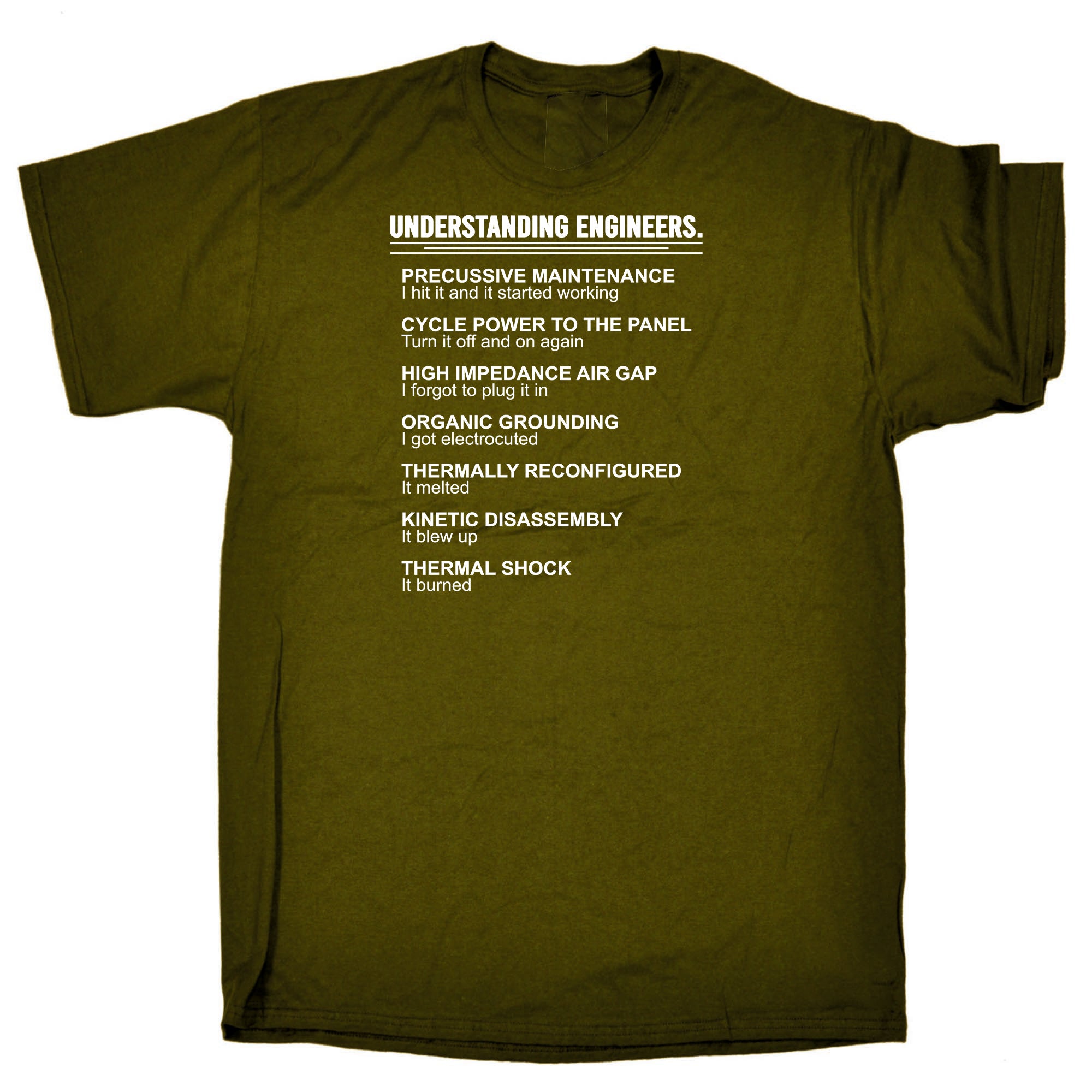 Understanding Engineers Engineer - Mens Funny T-Shirt Tshirts