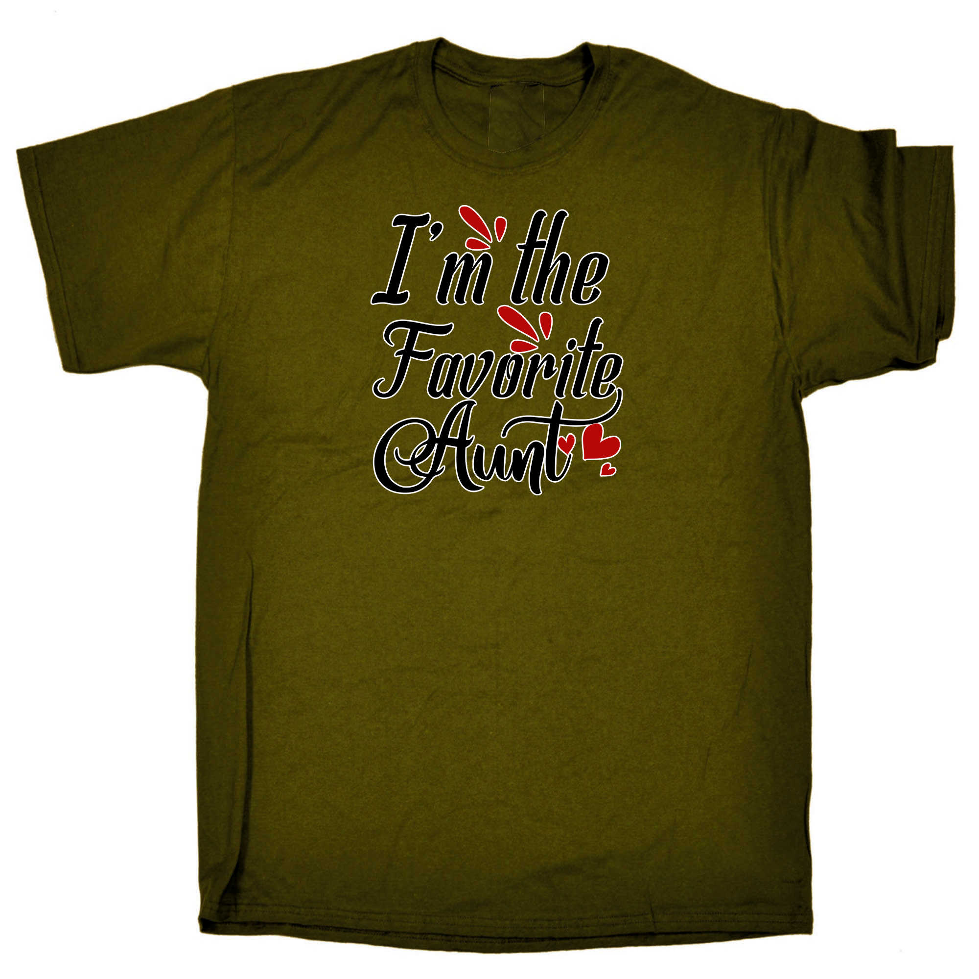 Im The Favorite Aunt Auntie - Mens 123t Funny T-Shirt Tshirts