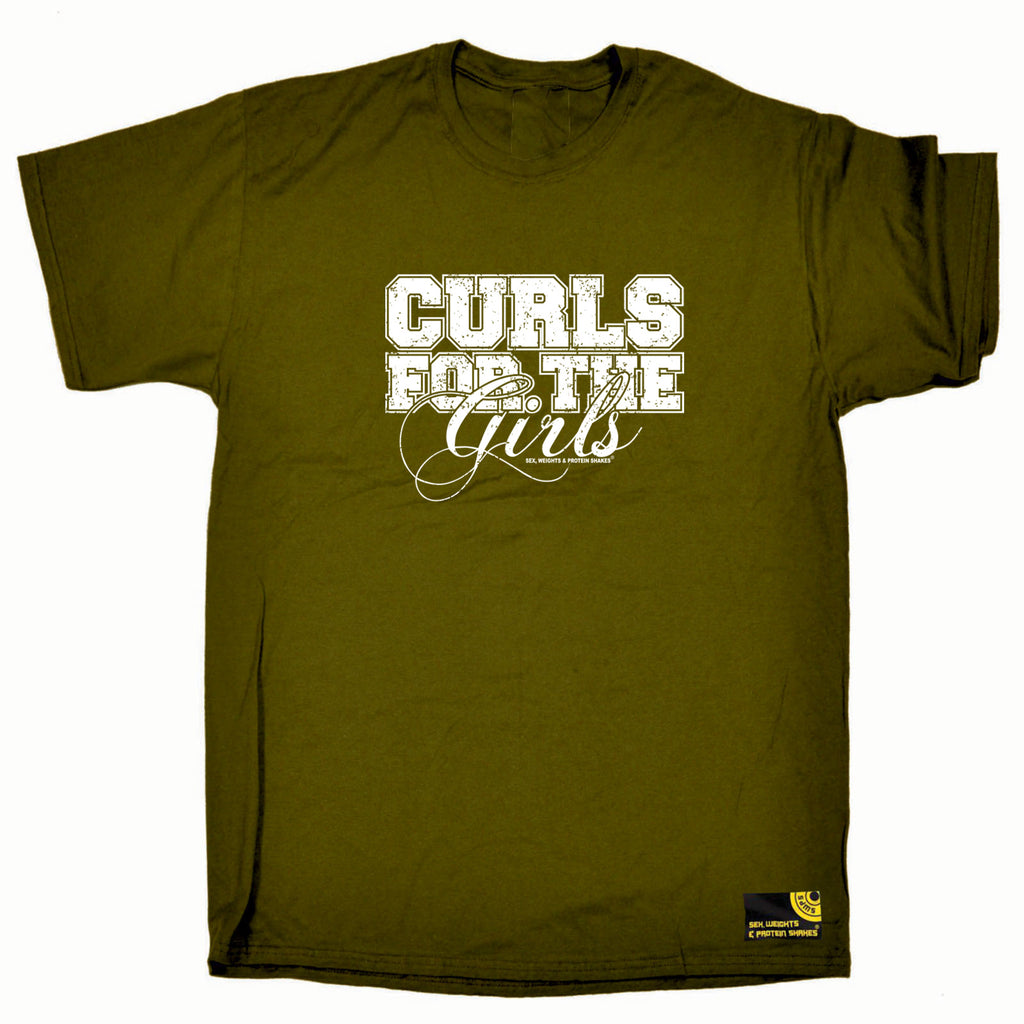 Swps Curls For The Gurls - Mens Funny T-Shirt Tshirts
