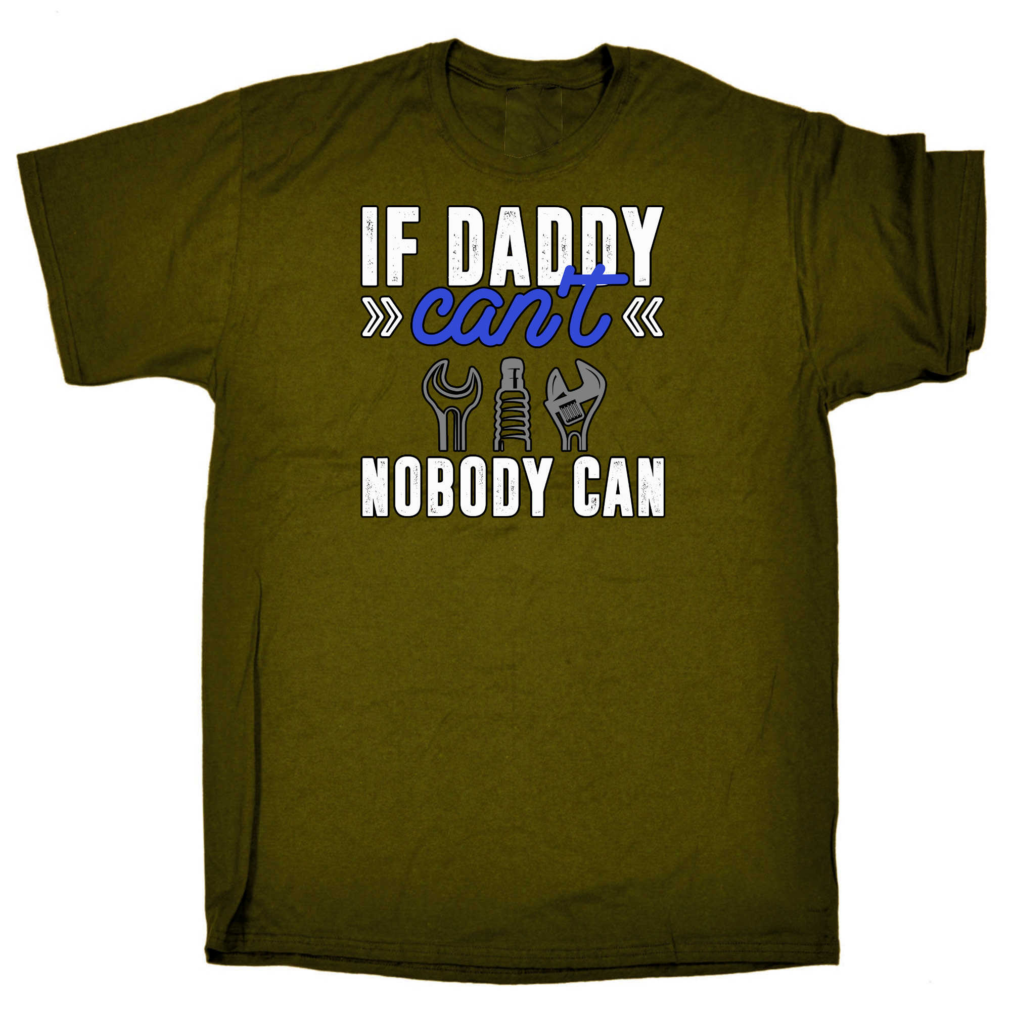 If Daddy Cant Nobody Can Dad Fix It - Mens 123t Funny T-Shirt Tshirts