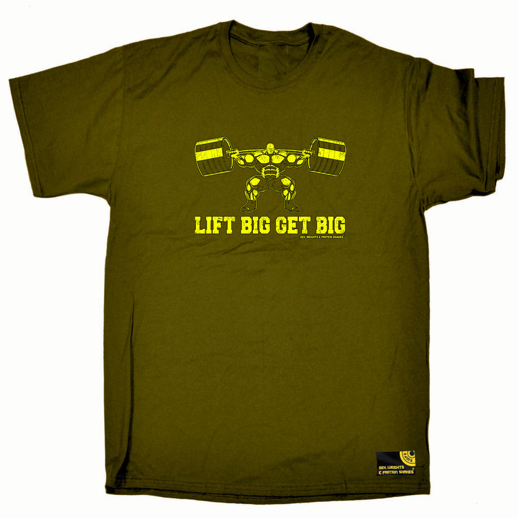 Swps Lift Big Get Big - Mens Funny T-Shirt Tshirts