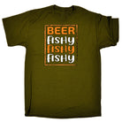 Beer Fishy Fish Fishing - Mens Funny T-Shirt Tshirts