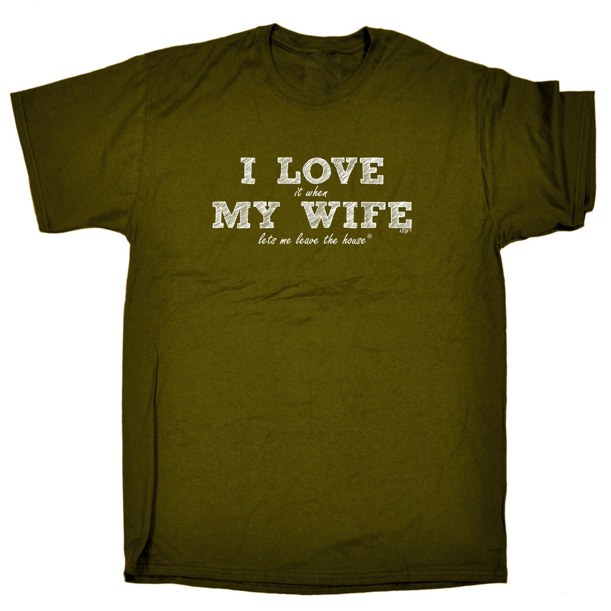 Love It When My Wife Lets Me Leave The House - Mens Funny T-Shirt Tshirts