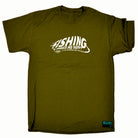 Dw Fishing Makes Me Happy - Mens Funny T-Shirt Tshirts