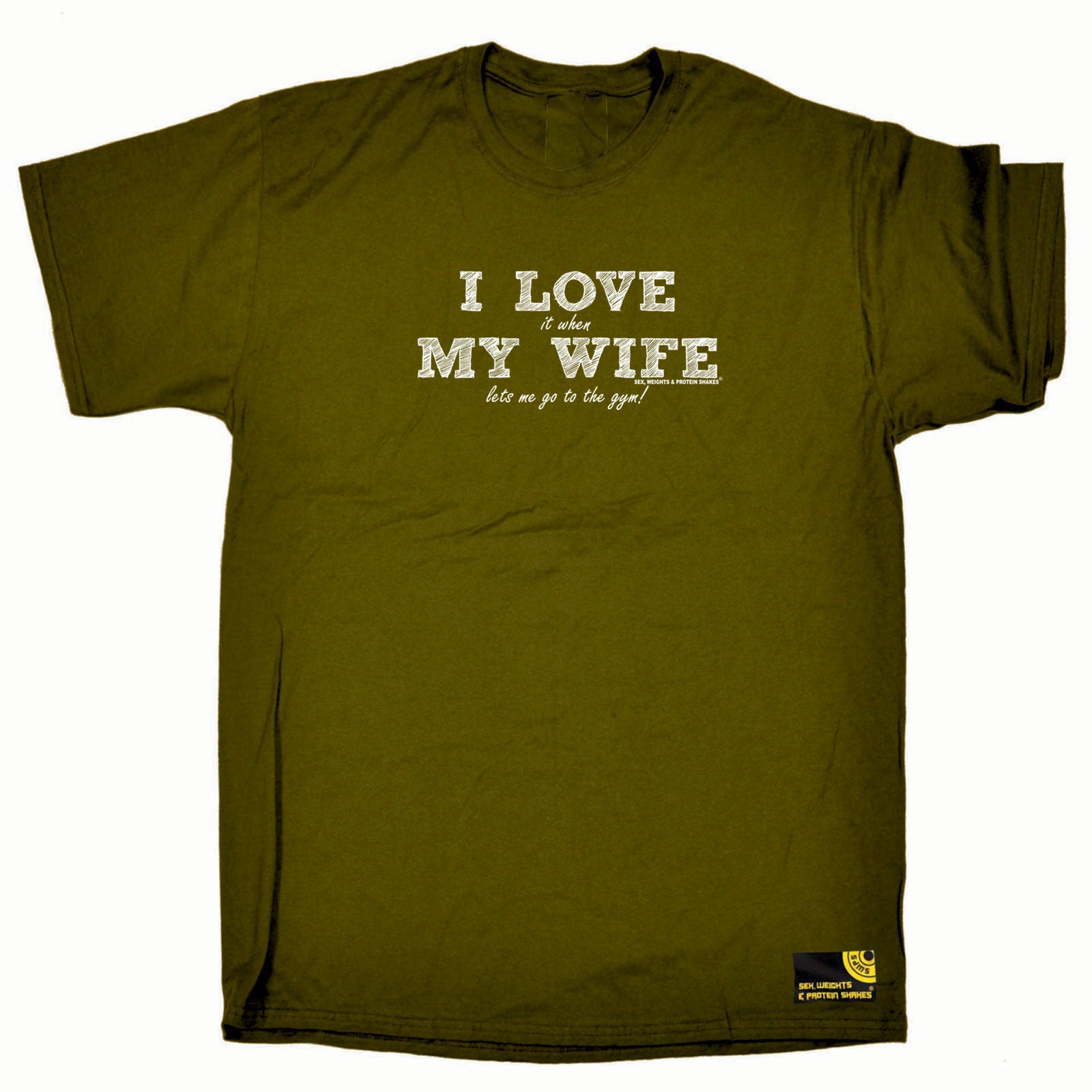 Swps I Love It When My Wife Lets Me Go To The Gym - Mens Funny T-Shirt Tshirts