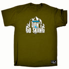 Pm You Lost Me At I Dont Go Skiing - Mens Funny T-Shirt Tshirts