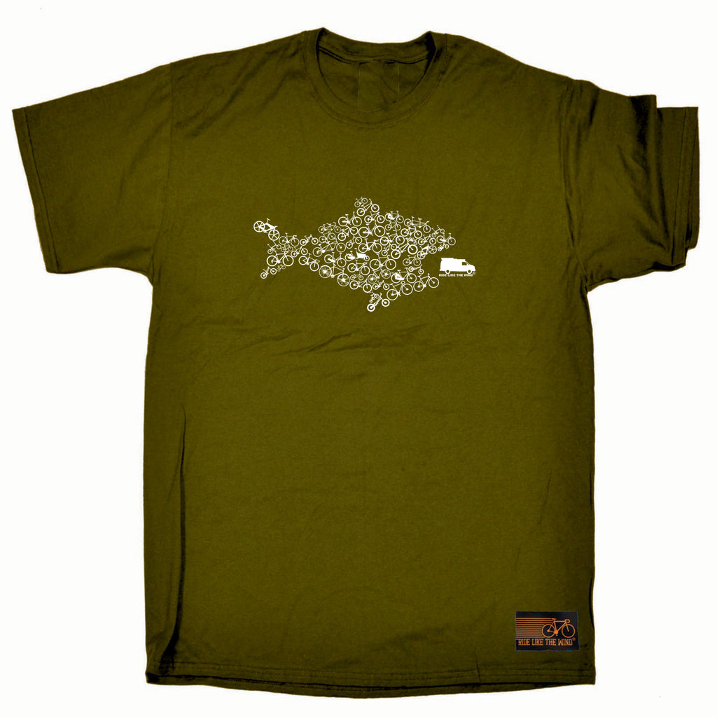 Rltw Eco Fish Bike - Mens Funny T-Shirt Tshirts