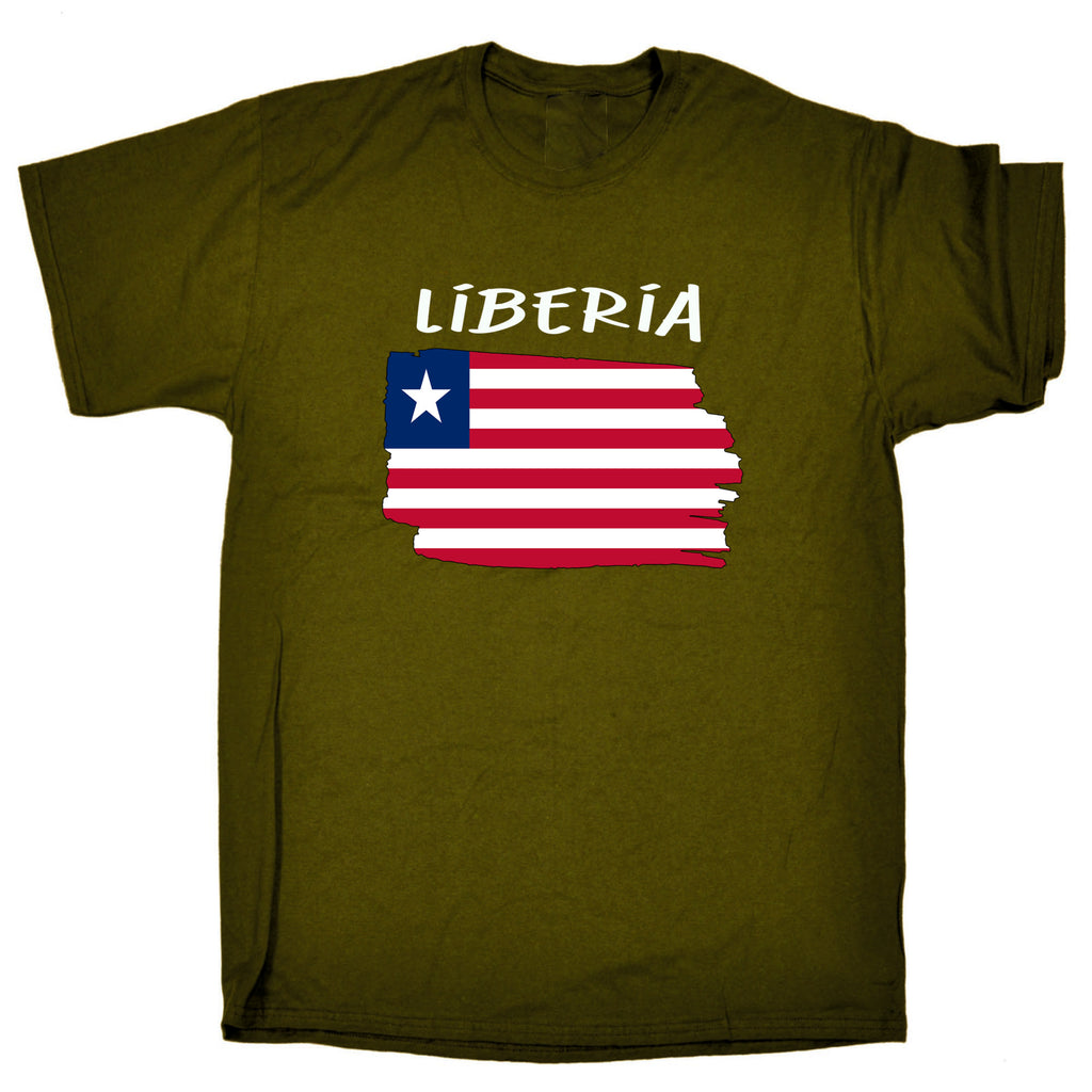 Liberia - Mens Funny T-Shirt Tshirts