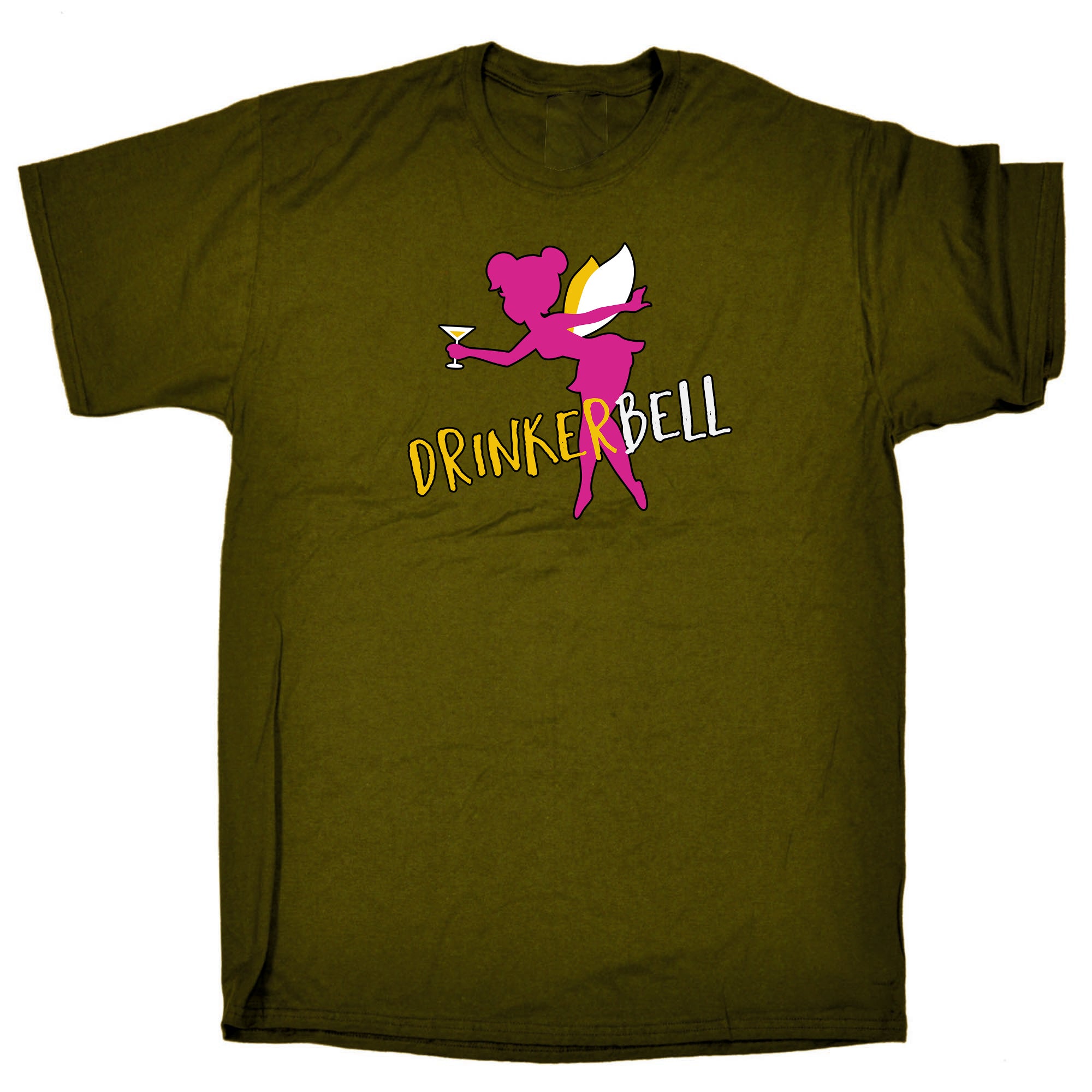 Drinkerbell Fairy - Mens 123t Funny T-Shirt Tshirts