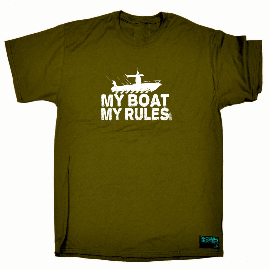 Dw My Boat My Rules - Mens Funny T-Shirt Tshirts