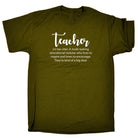Teacher Definition Noun - Mens Funny T-Shirt Tshirts