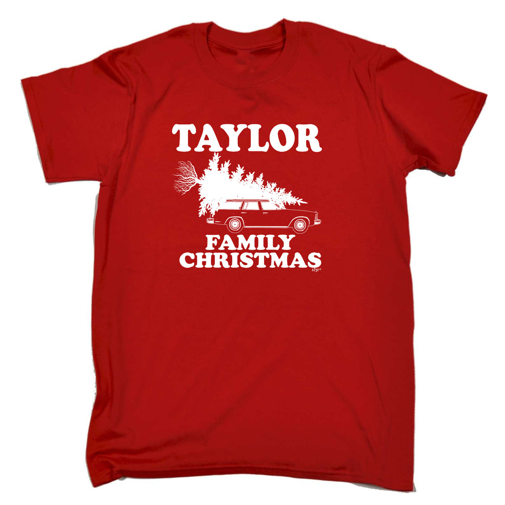 Family Christmas Taylor - Mens Funny T-Shirt Tshirts