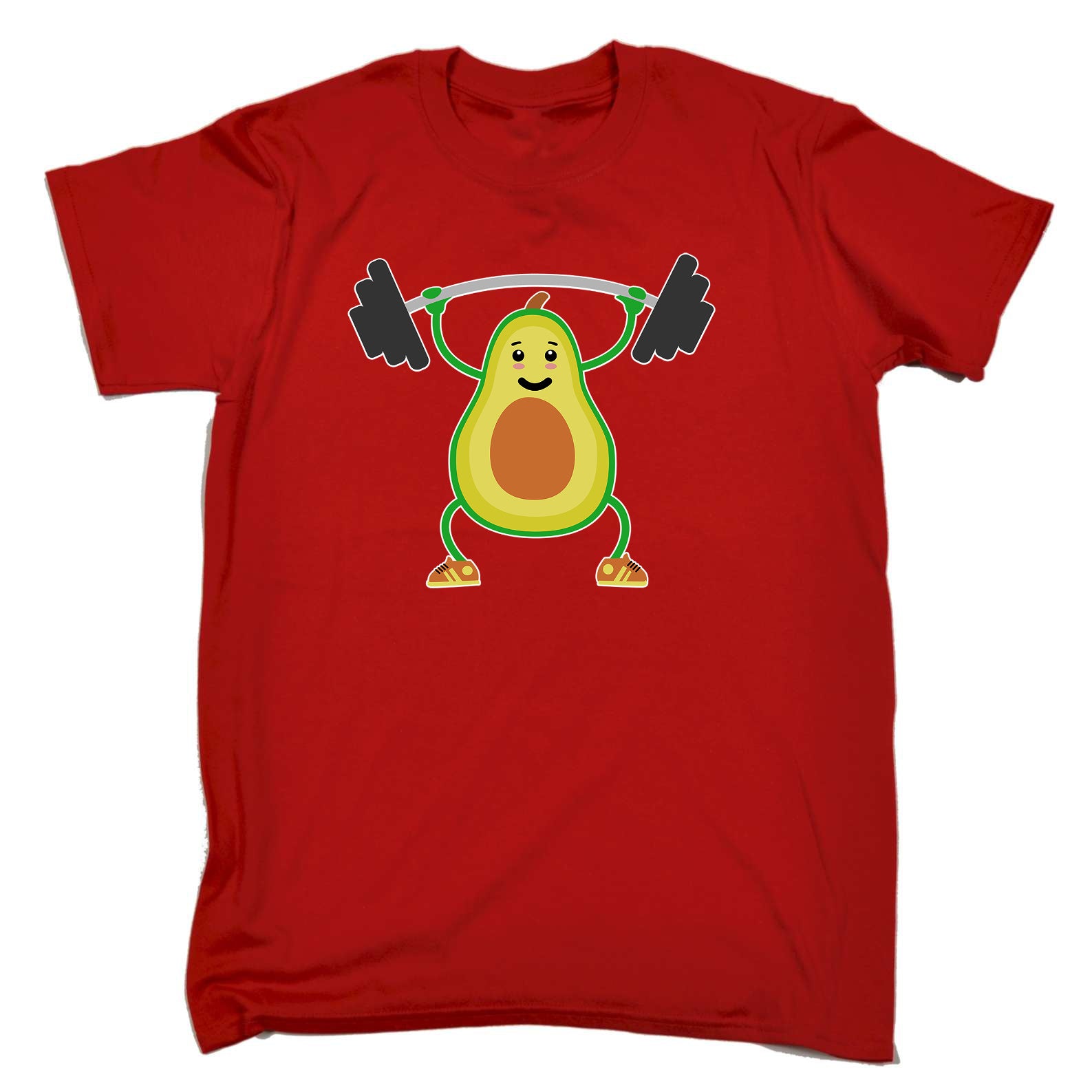 Avocado Strength Weights Vegan - Mens Funny T-Shirt Tshirts
