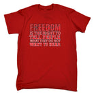 Freedom Political - Mens Funny T-Shirt Tshirts