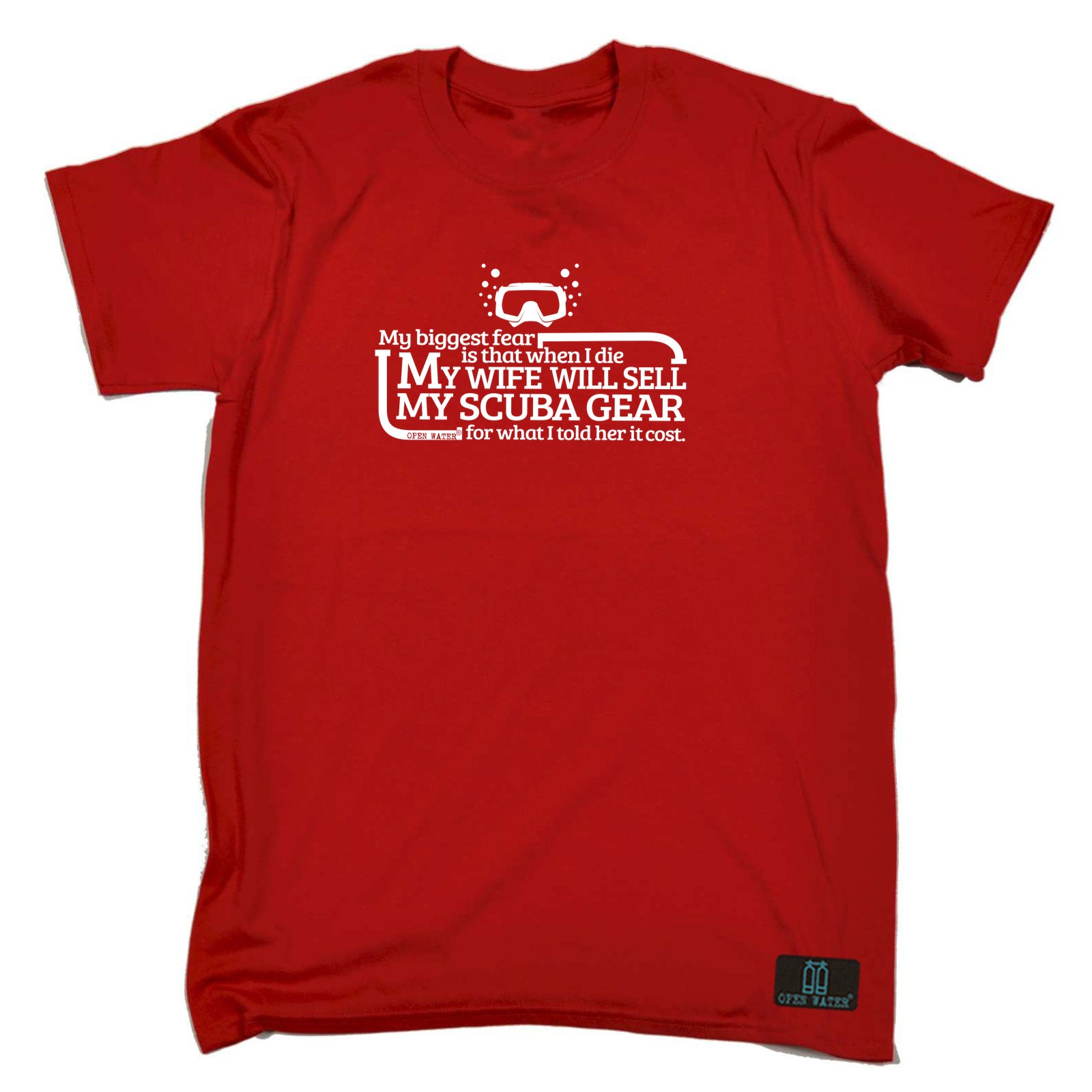 Ow My Biggest Fear Is That Wife Will Sell - Mens Funny T-Shirt Tshirts