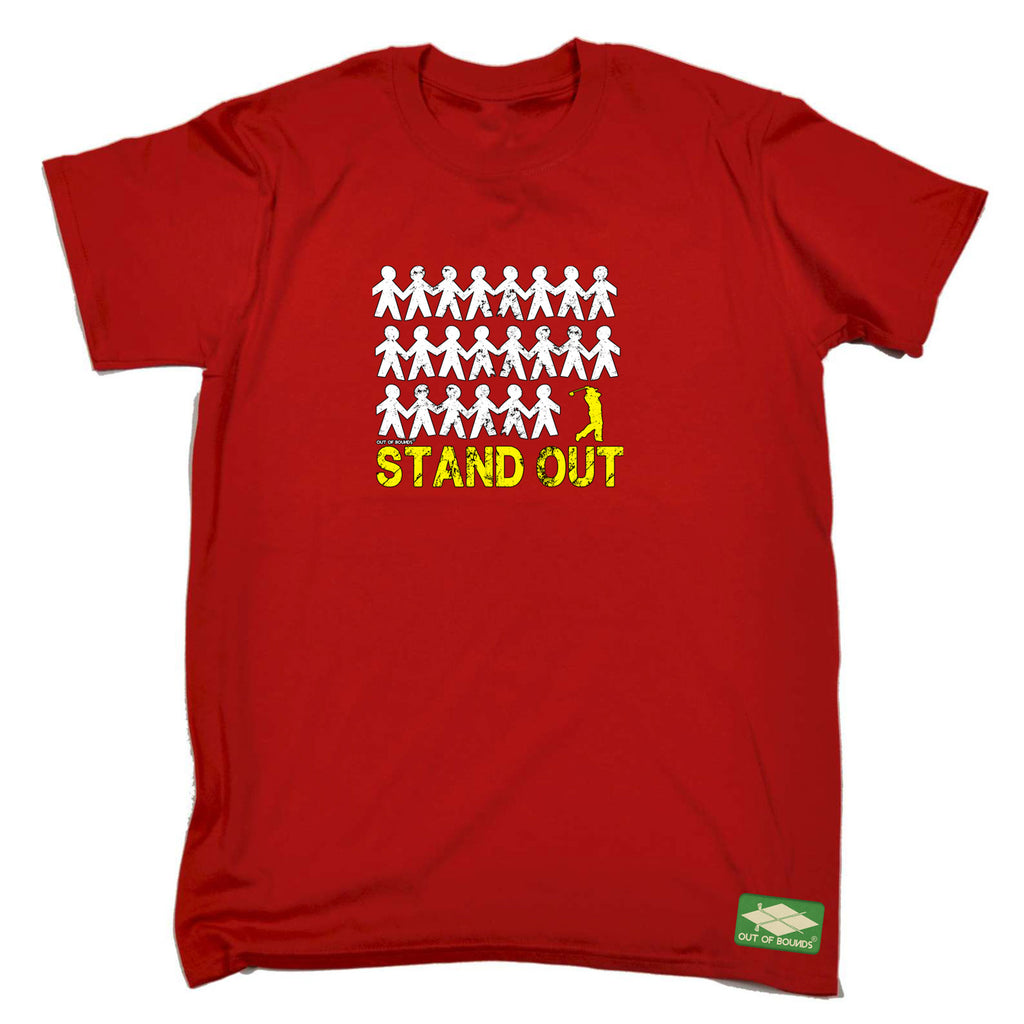 Oob Stand Out Golf - Mens Funny T-Shirt Tshirts