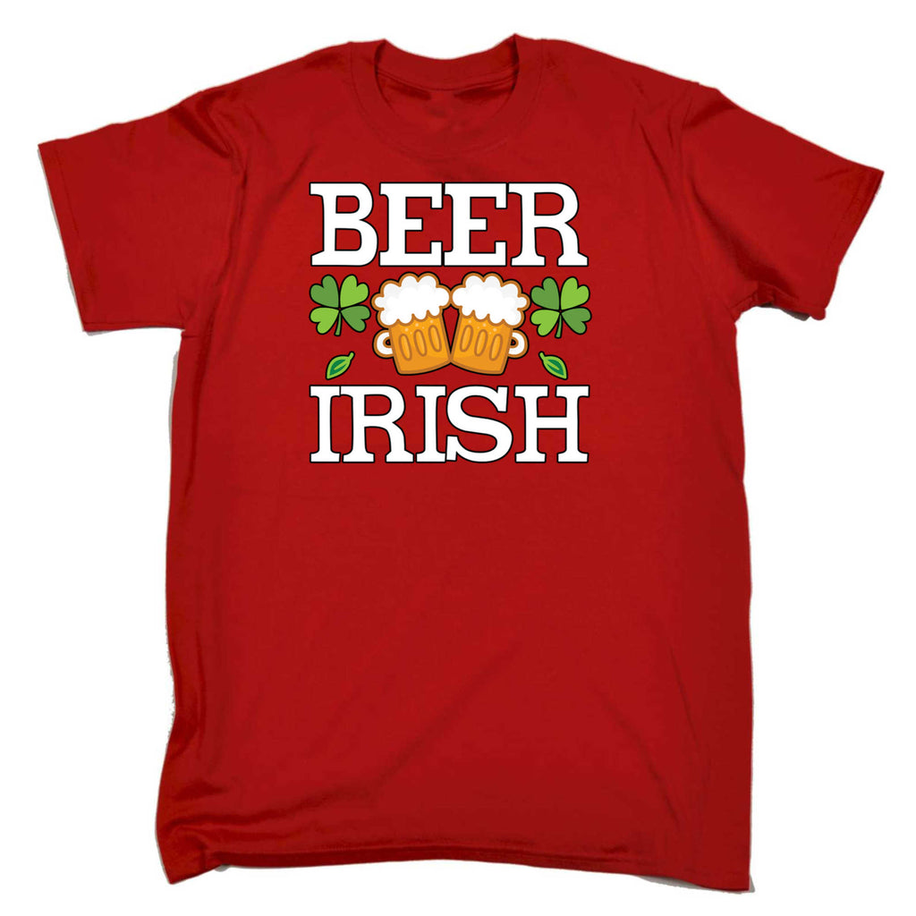 Beer Irish St Patricks Day Ireland - Mens 123t Funny T-Shirt Tshirts