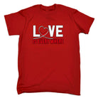 Love Is Every Where Valentines Day - Mens 123t Funny T-Shirt Tshirts