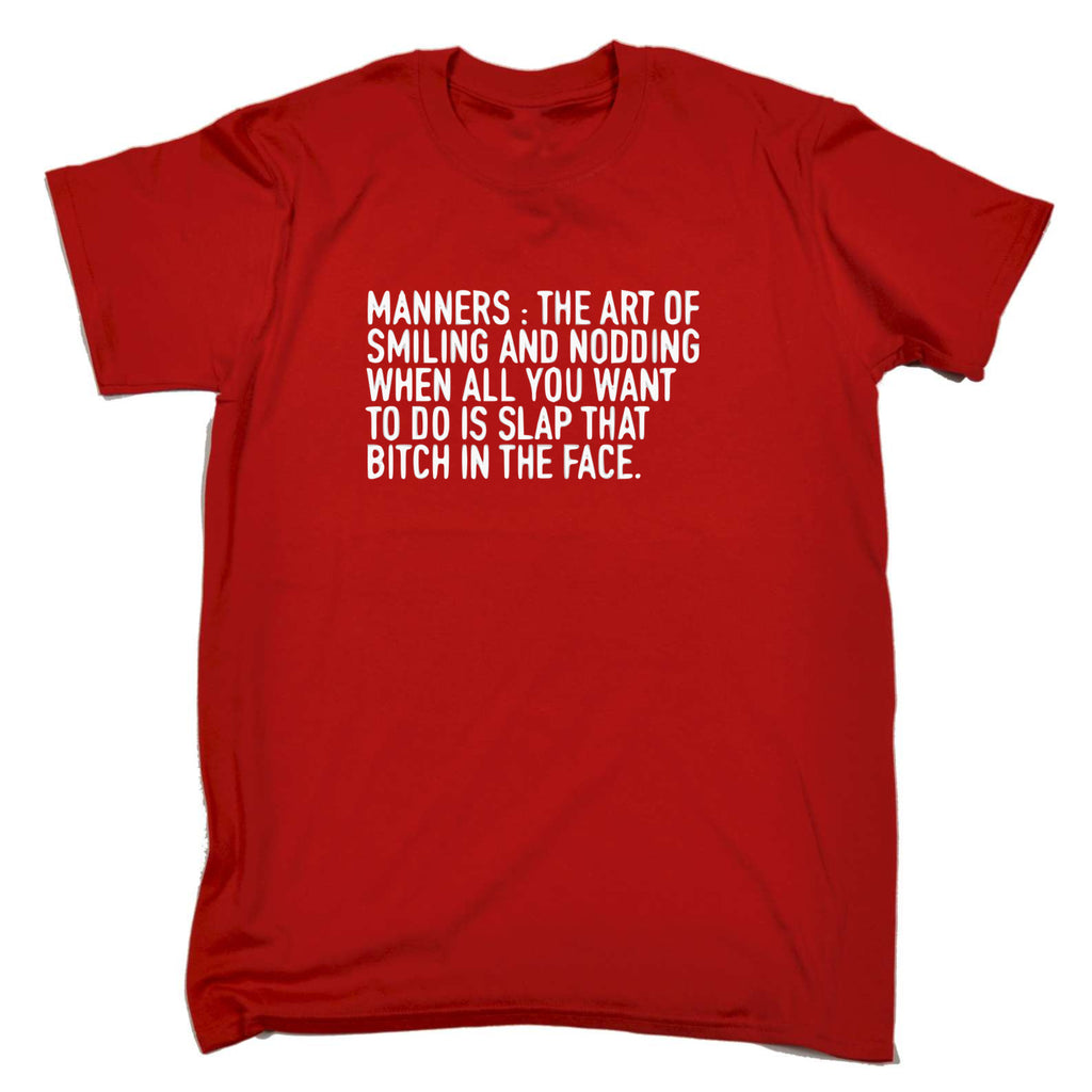 Manners Humor Funny T Shirt - Mens 123t Funny T-Shirt Tshirts