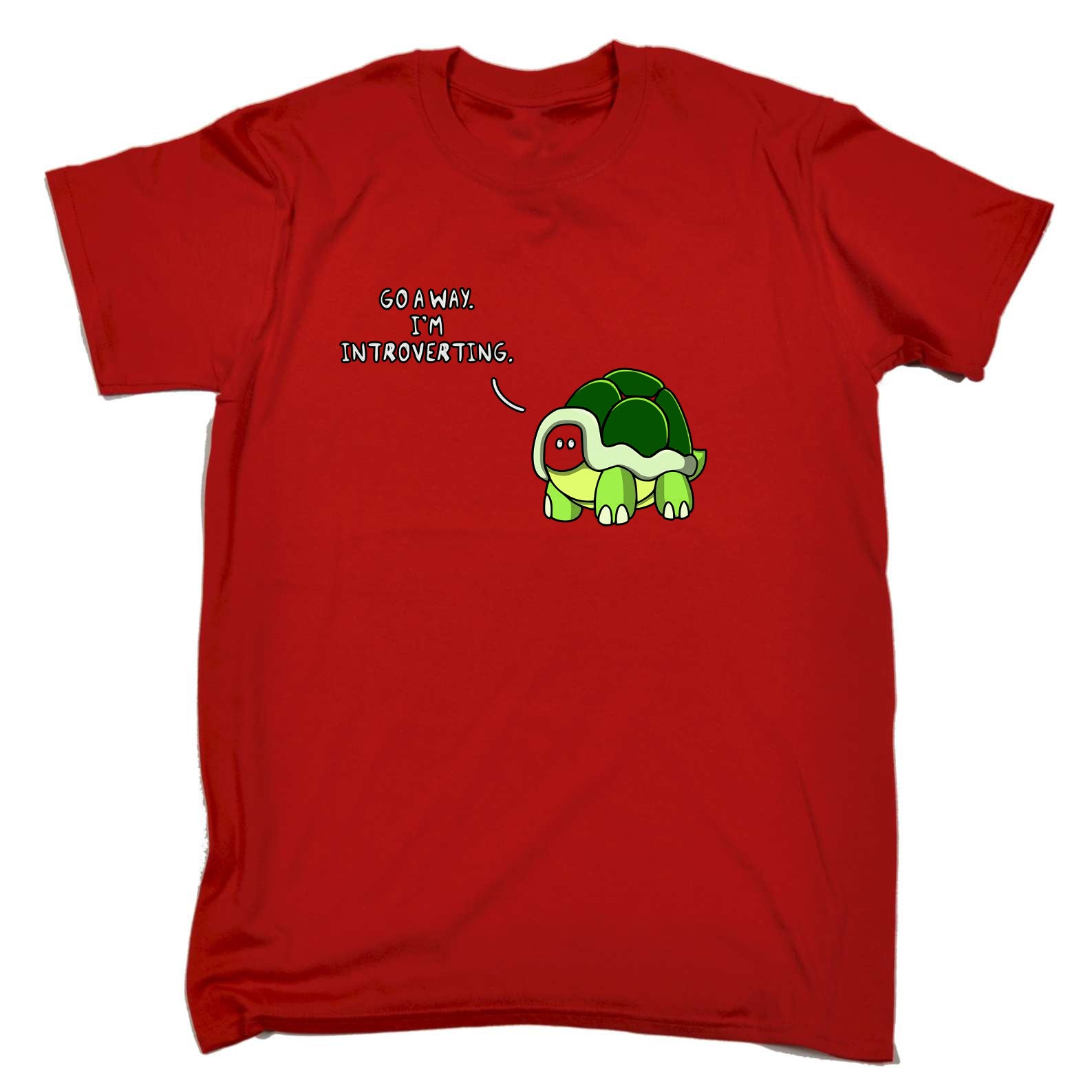 Go Away Im Introverting Funny - Mens Funny T-Shirt Tshirts