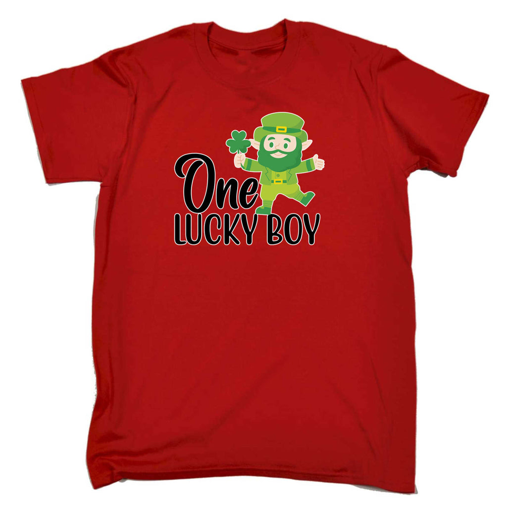 One Lucky Boy Irish St Patricks Day Ireland - Mens 123t Funny T-Shirt Tshirts