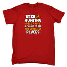 Deer Hunting Give A Man Change - Mens 123t Funny T-Shirt Tshirts
