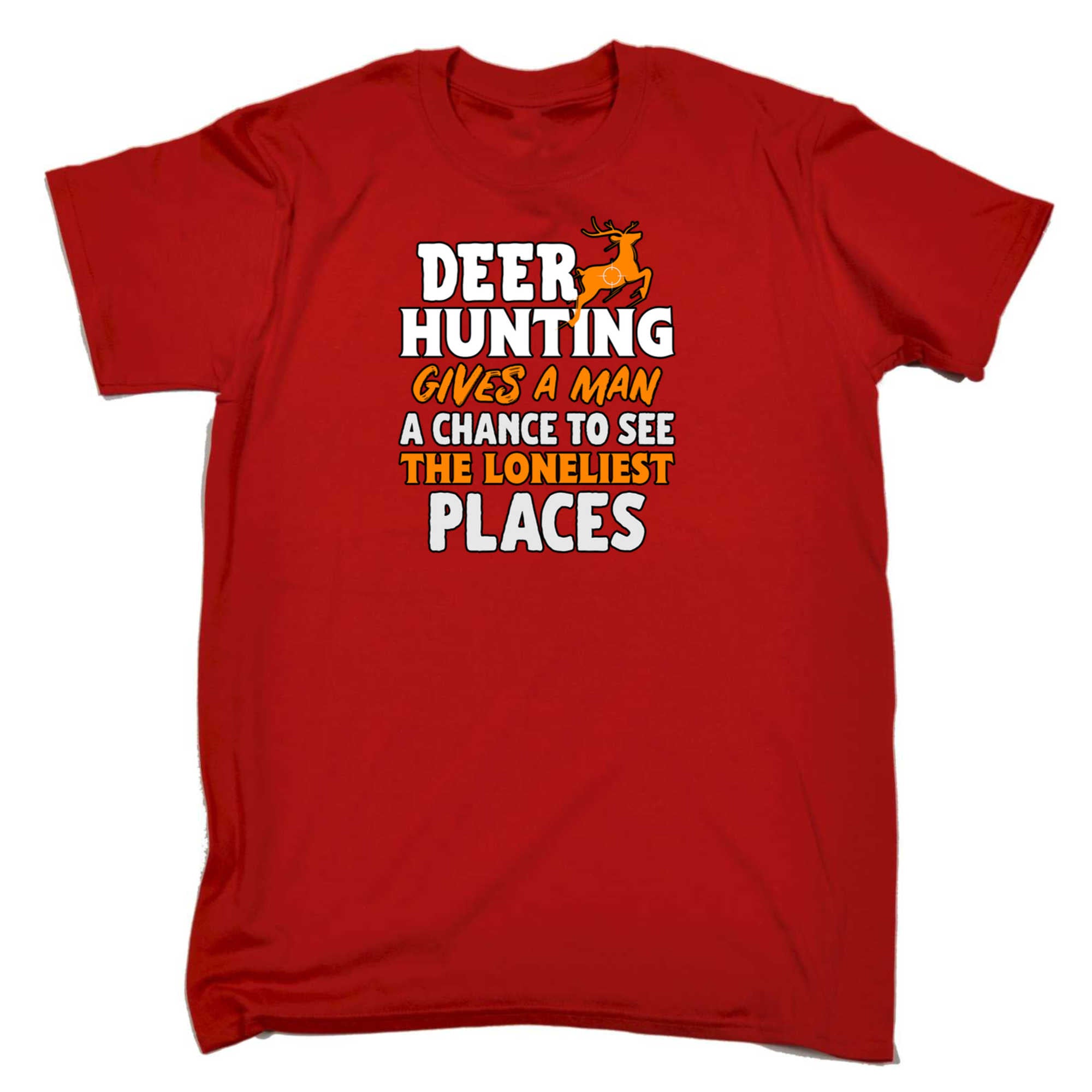Deer Hunting Give A Man Change - Mens 123t Funny T-Shirt Tshirts