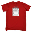 Bampy Nutrition Facts - Mens 123t Funny T-Shirt Tshirts