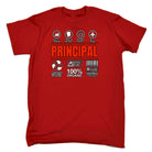 Principal School  Teacher Sarcastic Humour - Mens 123t Funny T-Shirt Tshirts