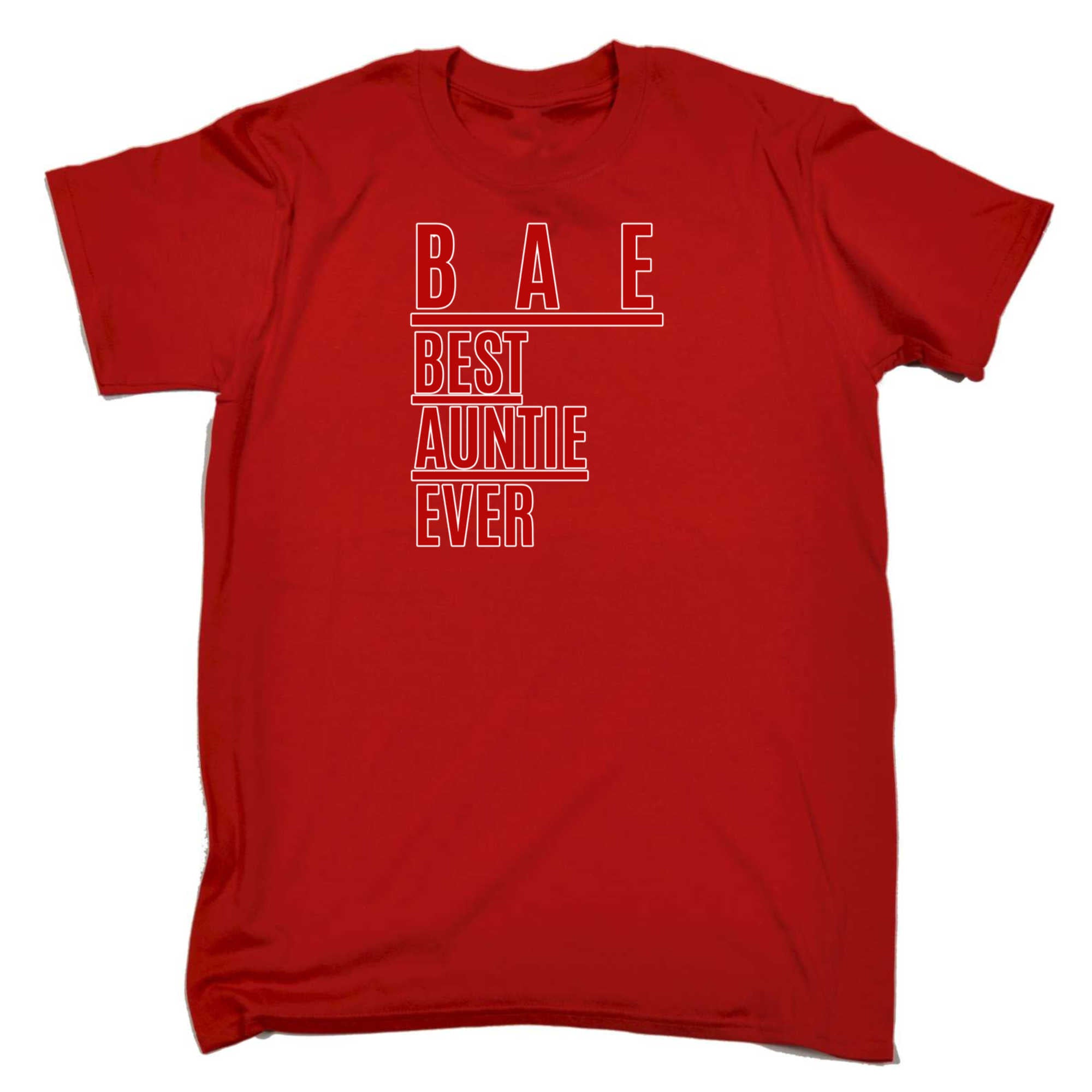 B A E Best Auntie Ever - Mens 123t Funny T-Shirt Tshirts