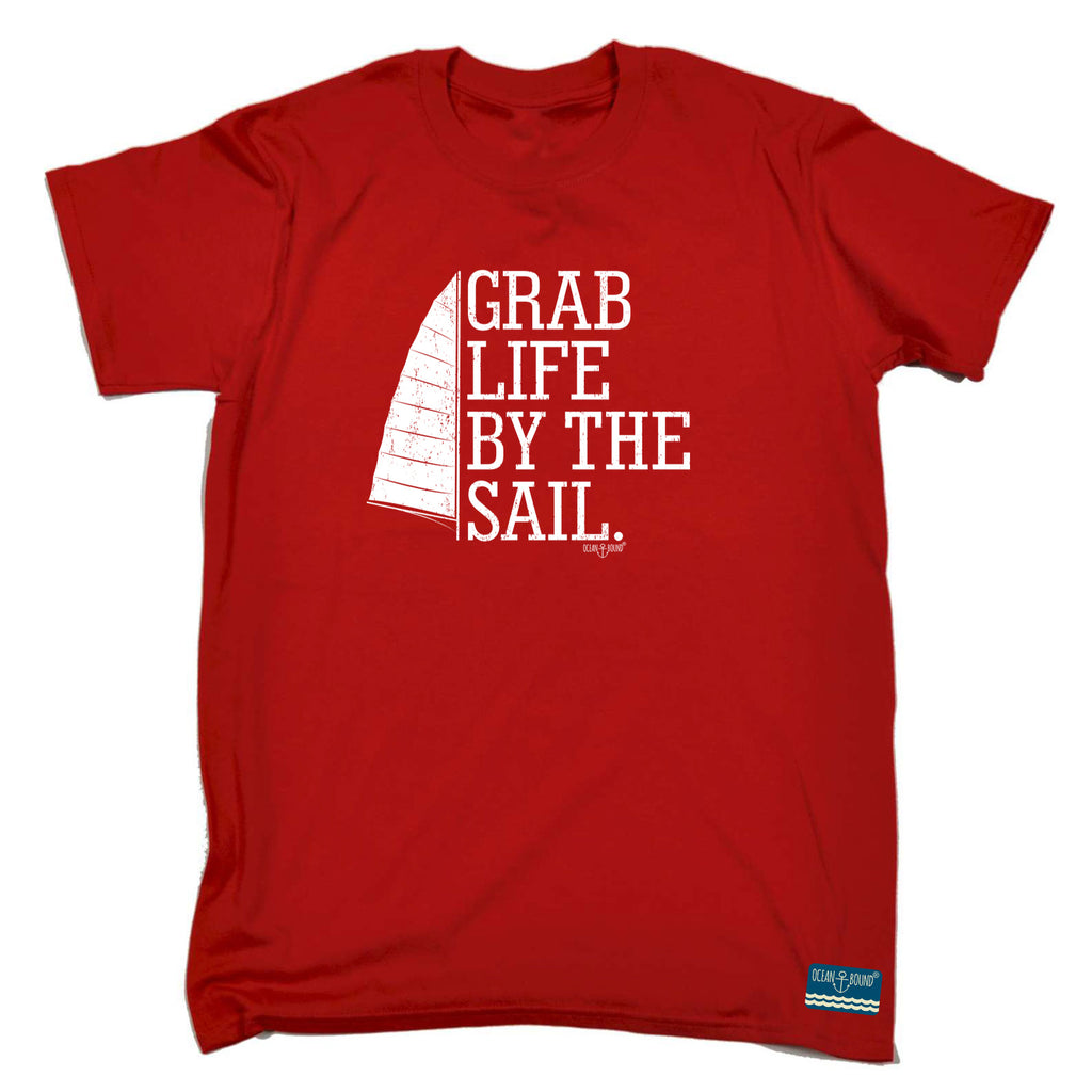 Ob Grab Life By The Sail - Mens Funny T-Shirt Tshirts