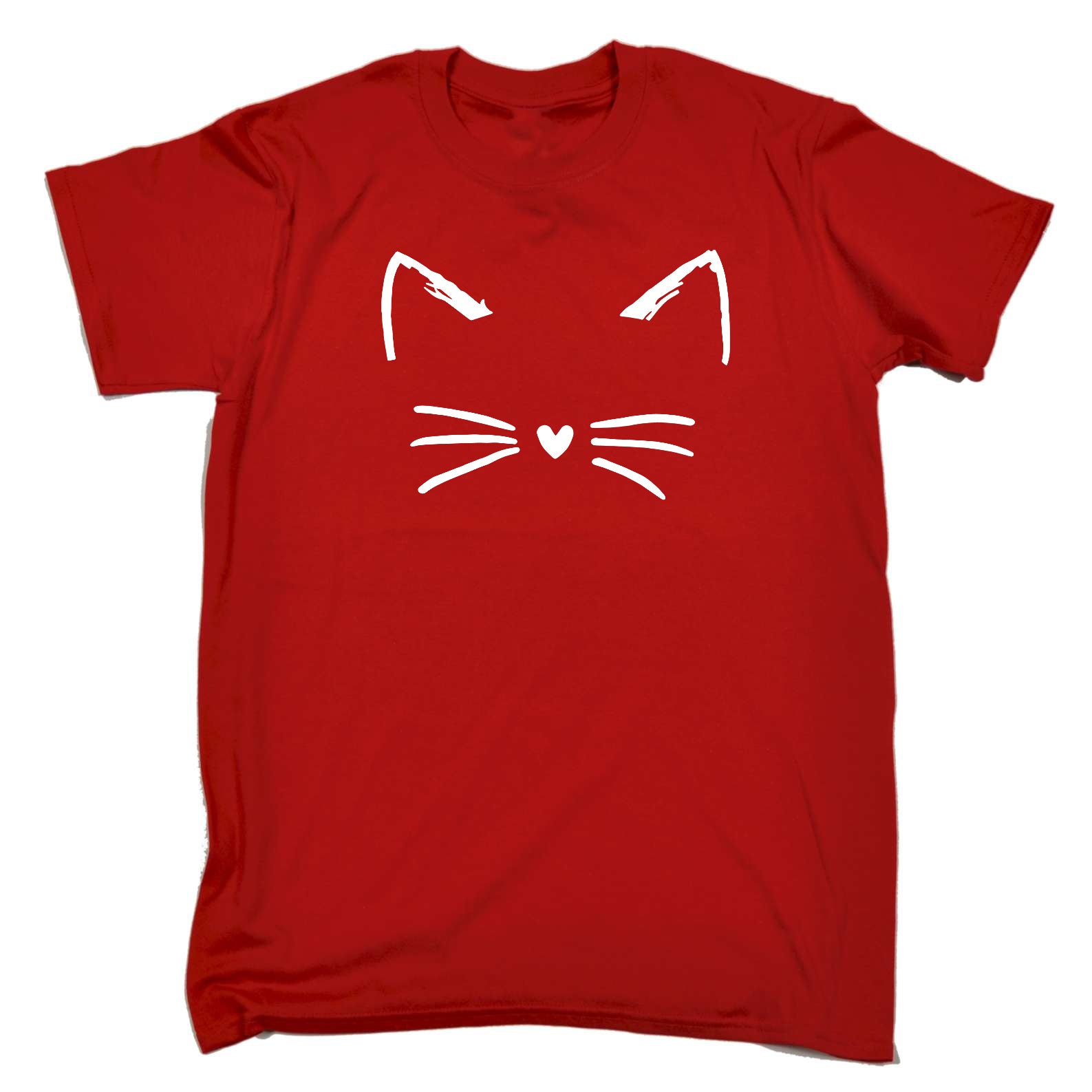 Cat Face Kitten Cats - Mens Funny T-Shirt Tshirts