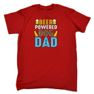 Beer Power Dog Dad Daddy - Mens 123t Funny T-Shirt Tshirts