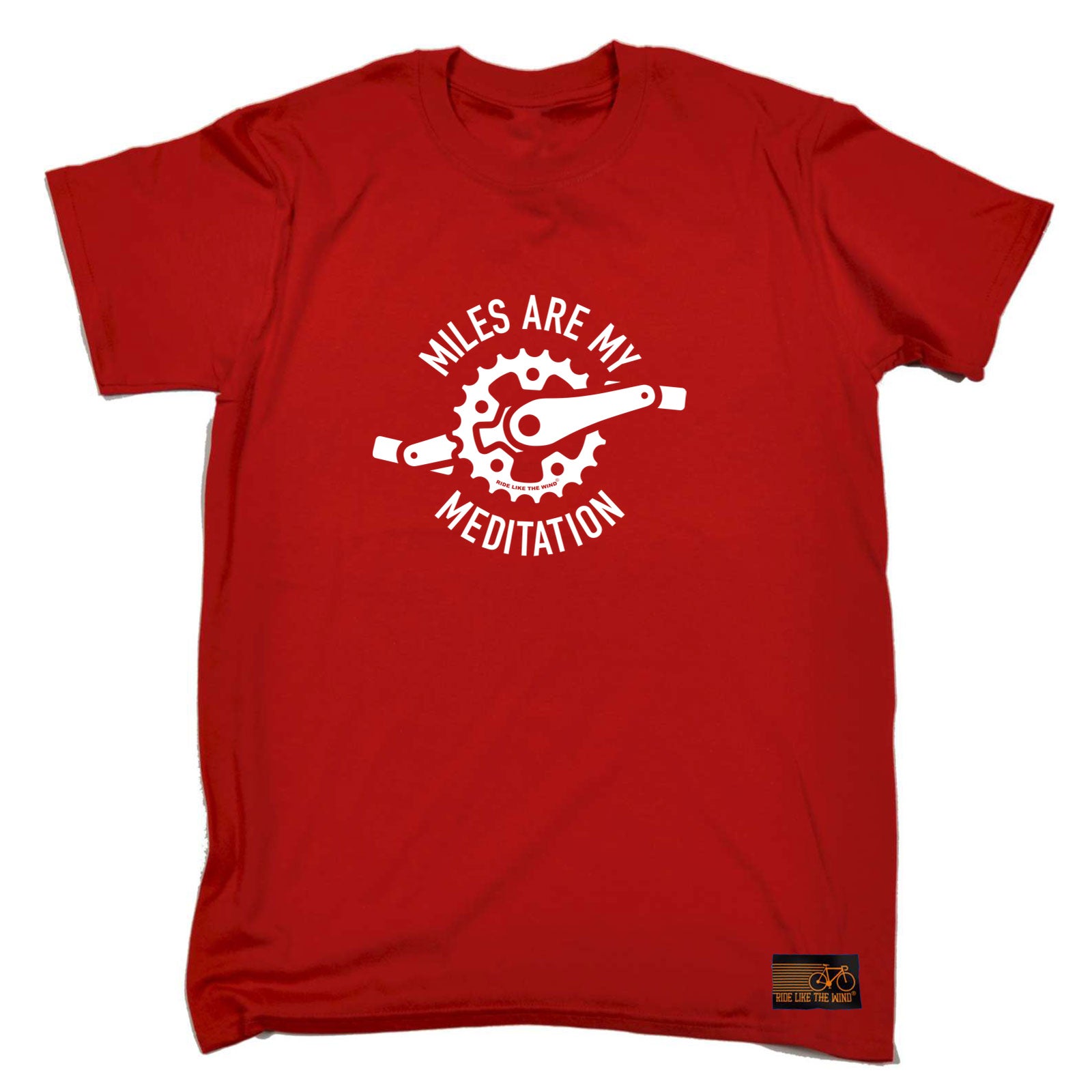 Rltw Miles Are My Meditation - Mens Funny T-Shirt Tshirts