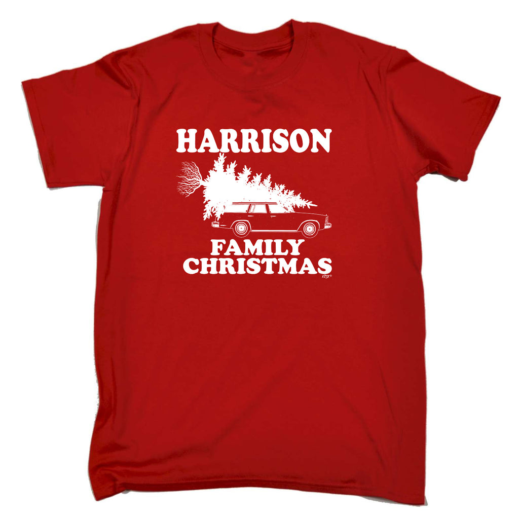 Family Christmas Harrison - Mens Funny T-Shirt Tshirts