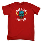 Warning Biohazard Skull - Mens Funny T-Shirt Tshirts
