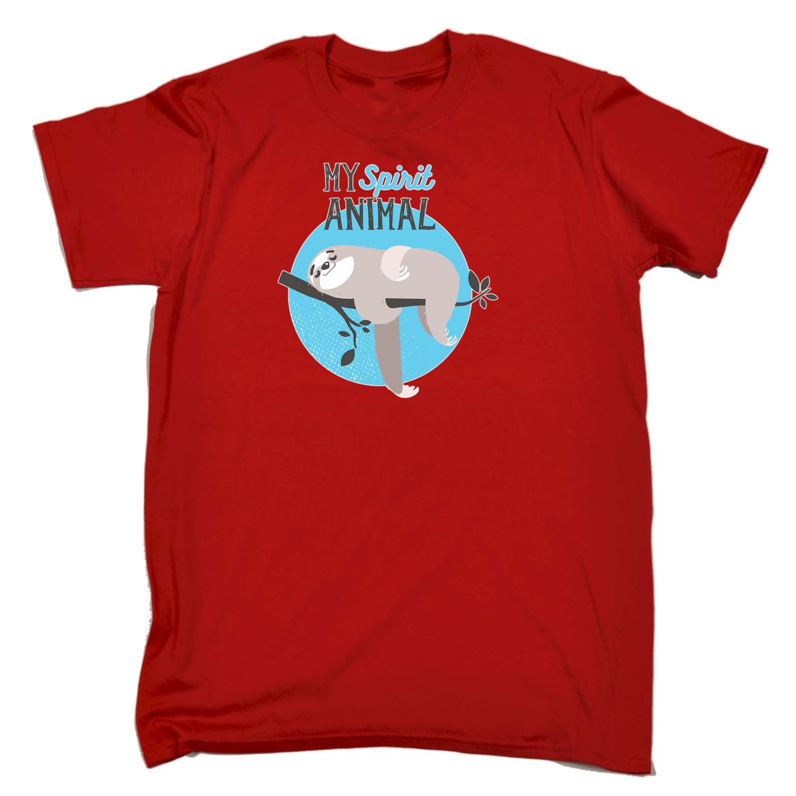 My Spirit Animal Sloth - Mens 123t Funny T-Shirt Tshirts