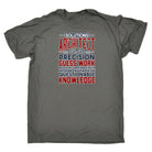 Solutions Architect We Do Precision Guess Work - Mens 123t Funny T-Shirt Tshirts