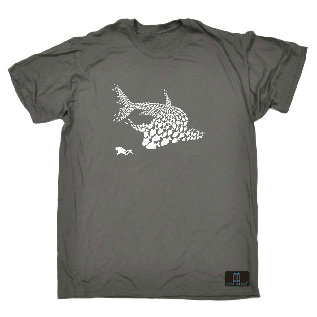 Ow Shark Diver New - Mens Funny T-Shirt Tshirts